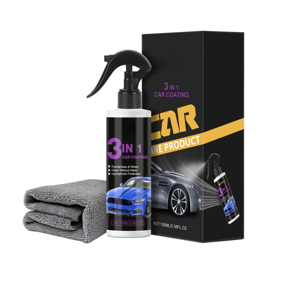 3 In 1 Car Coating Spray With Nano Restoration Formula, Waterless Polish And Hydrophobic Protection 2025 9092120209020