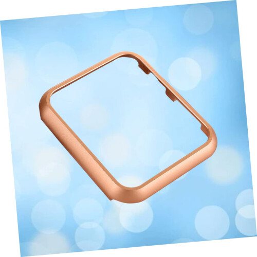 Protective Case for Apple Watch Rose Gold Aluminum Full Coverage Screen Protector Scratch Resistant 1