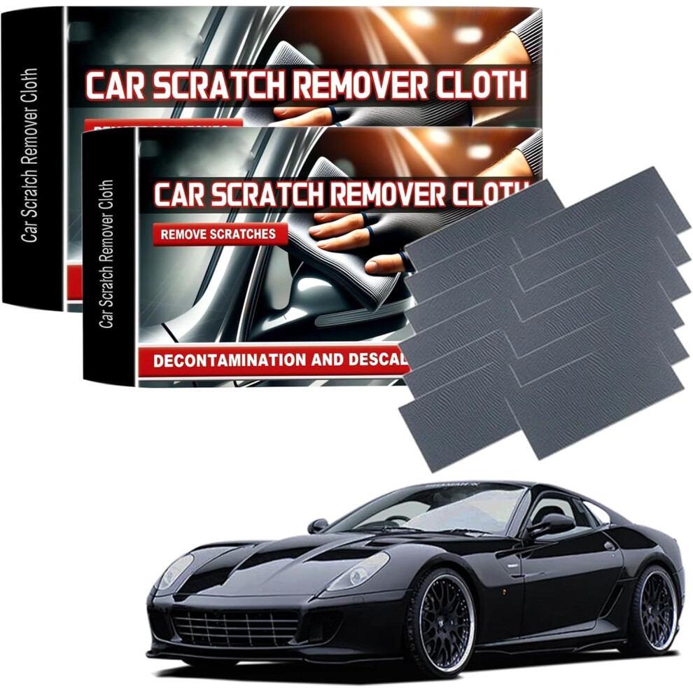 Nano Sparkle Cloth Car Scratch Remover, 2025 Upgraded Nano Scratch Removal Paint Kit, Reusable (2) 9092120209044