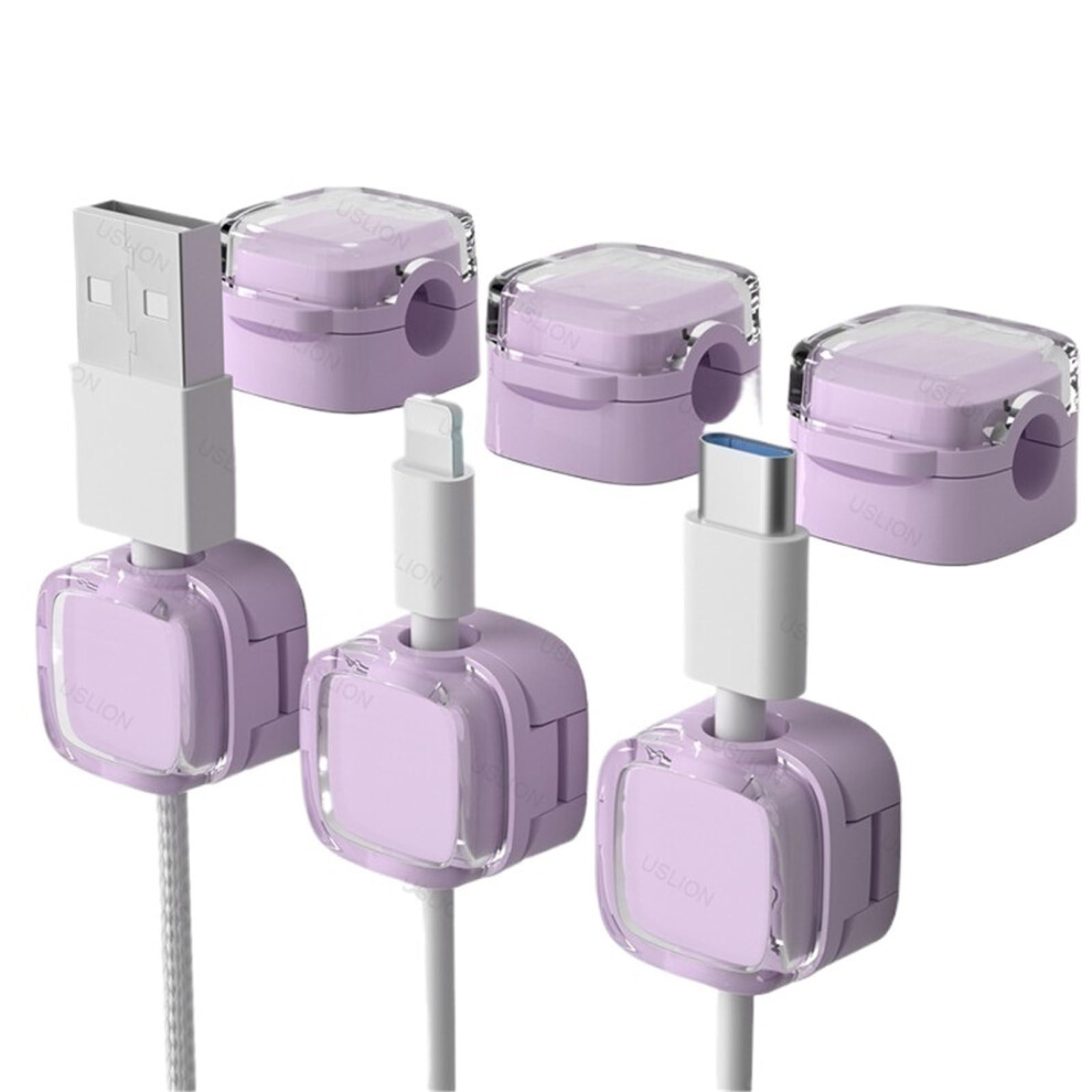 12 Pcs Cable Management Clips Cord Organizer Set For Desk And Nightstand Adjustable Holders Colorcoded 9455672287746