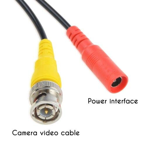 50ft CCTV Camera Cable Video+Power 2 in 1 BNC Preterminated Easy Setup for Security Systems 1