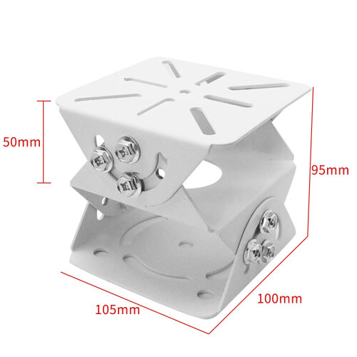 White Adjustable Security Camera Bracket for Ring Spotlight Cam Indoor Outdoor Use 1 Pack 1