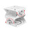 White Adjustable Security Camera Bracket for Ring Spotlight Cam Indoor Outdoor Use 1 Pack 3
