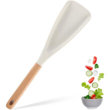 Cedar and Ash Spoon, Cedar and Ash Spoonula, Multifunction Spatula Cooking Spoon for Mixing, Scoop and Scrape