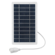 2W solcellsladdare med USB-port, bärbar för camping, utomhusäventyr och strömförsörjning