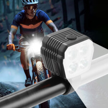 Uppladdningsbara cykellampor – fram och bak, 4 lägen, helljus/halvljus, 4 LED-pärlor, vattentät, enkel installation, kompatibel med alla cyklar
