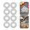 304 Stainless Steel Flat Washers Round 50 pcs 3