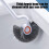 White Plastic Toilet Brush with Long Handle 4