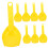 Beach Digging Tools Set Plastic Yellow 8 Pieces 4