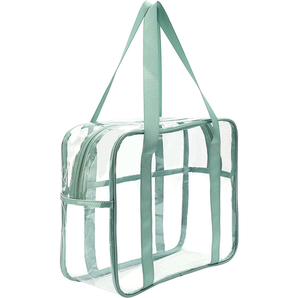 Transparent bag, transparent cosmetic bag, toiletry bag, lightweight waterproof storage bag, large capacity storage