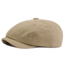 Men Women Solid Stripe Cotton Beret Newsboy Hat Golf Driving Cabbie Ivy Hats Flat Cap