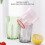 14 oz Colorful Heat-Resistant Plastic Cups – Stackable Beer/Tea/Beverage Cups for Restaurants & Home – Clear 5