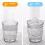 14 oz Colorful Heat-Resistant Plastic Cups – Stackable Beer/Tea/Beverage Cups for Restaurants & Home – Clear 6