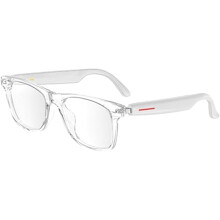 Smart Wireless Headphone Sunglasses with Voice Control, UV Protection, Builtin Mic and Speakers White 2
