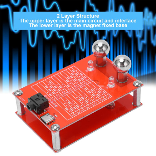 Touch Sensitive Morse Code Key with Magnetic Mount and 3.5mm Plug for CW Transmission 1