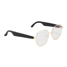 AI Translation Glasses with Bluetooth, RealTime 163 Language Translation, Open Ear Audio, Anti Blue Light