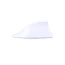 Car Shark Fin Antenna for Toyota Kijang Innova 20152025, Sporty Streamlined Design, White Roof Cover
