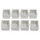 1 Inch Blind Brackets White Profile Box Mounting Bracket Window Blinds Headrail Bracket (8) 2