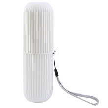 Portable Toothbrush Kits Case Toothpaste Cup Holder Protect Storage Box Travel Organizer Storage Cover White