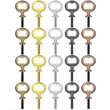 20 Pezzi Apribottiglie nel Metallo Grezzi nel Acciaio Inox Apribottiglie Inserti Kit Filettato Apribottiglie Hardware, 5 Colori