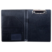 A5 Document Bag File Folder Clipboard Business Office Financial School Supplies (Black)