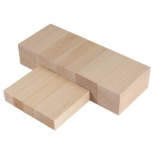 10Pack Basswood Carving Blocks Kit Whittling Blanks Beginners Unfinished Wood Whittling Blocks Carving Block Kit(5L+5S)