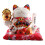 7 Polegadas Cerâmica Acenando Gato Maneki Neko Ornamento Feng Shui DecoraçãO BalançO Gato da Sorte, B 2