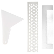 2 PièCes 5D Diamant Peinture RèGle Outil et 1 Pc Diamant Peinture Fix Outils Bricolage Diamant Peinture RèGle pour Diamant Peinture