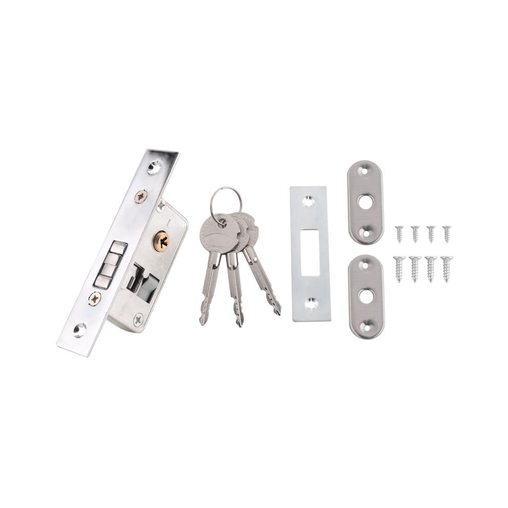 Invisible/Door Lock, Sliding Door Hook Lock, Alloy Lock Body, Frame Glass Door, Sturdy, Durable, Door Hardware 6031535593884