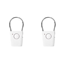 2X Touch Sensor Deurgreep Alarm Anti-Diefstal Trilling Raam Inbraakalarm Huisbeveiliging Deuralarm Anti-Diefstal Deuralarm