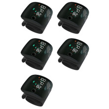 5X Digitale Polsbloeddrukmeter met Touchscreen LCD-Scherm, Intelligente Automatische Hartslagmeter met Spraakherkenning