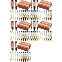 50 Juegos Kits para Hacer Bolígrafos con Recambios, Suministros Cobre para Torneado Bolígrafos, Ideal para Hacer Bolígrafos Bricolaje, Regalo para