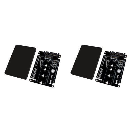 2X M.2 B-Key NGFF para  3.0 6 Gbps 2,5 Polegadas Riser Board NGFF M.2  SSD Adaptador com Suporte para 2230 2242 2260 2280 M.2  SSD