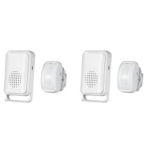 2X Bed Sensor Alarm for Elderly Dementia Patients - Wireless Fall Detection & Motion Sensor Alert System for Seniors