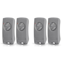 4pack Garage Door Opener Remote Control for EcoStar RSE2-433, RSC2-433, RSZ1-433, Handheld Transmitter 433MHz