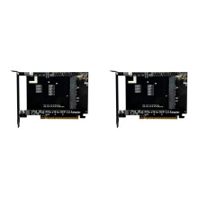 2X PCIe 4.0 X16 to Gen-Z 4C+/SFF-TA-1002 Adapter Card Support OCP NIC 3.0 External Chassis PCIe X16 Expansion Card