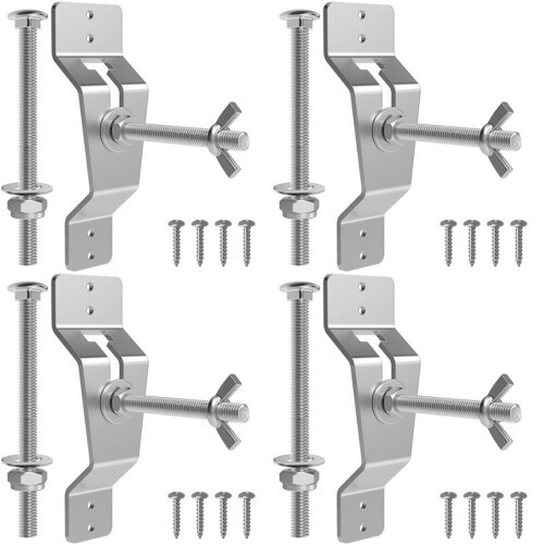 4X Support Mural de Support de Pneu de Secours pour Remorque, Support de Support de Pneu de Secours pour Accessoires de Remorque, Support de Pneu de