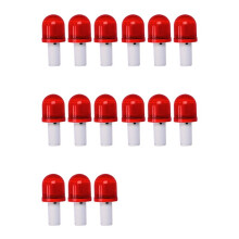 15X Bright LED Road Hazard Skip Light Flashing Safety Cone Topper Warning Light Road Block Lamp Emergency Traffic Light
