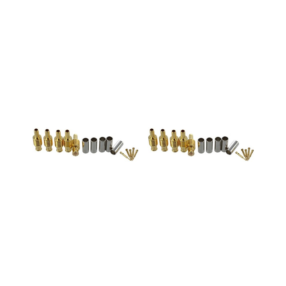 10Pcs Mcx Male Plug Straight Rf Adapter Connector For Rg179 Cable 6032391532796