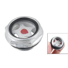 4pz 26 mm Filettato Maschio Metallo Compressore Aria 'Olio Vetro di Vista