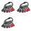 3X Upgrade Drill Bit Holder Key Chain 6pc, 1/4 Bit Holder for Impact Driver, for Screwdriver & Drill Bits 1