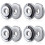 8Pcs Quick Change Angle Grinder Flange Nuts 5/8-11 Grinder Nut Replacement Lock Nuts Grinder Locking Nuts 2