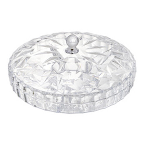 Snack Serving Tray Luxurious Plate Fruit Nuts Sweet Kitchen Candy Storage Tray with Lid(B) 1