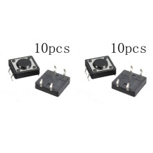 20pcs Quality  PCB Momentary Tactile Push Button  SPST