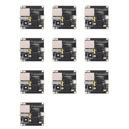10X för Luckfox  Ultra Development Board RV1106 RISC-V Linux 8GB EMMC Stöder PoE Ethernet-Strömförsörjning