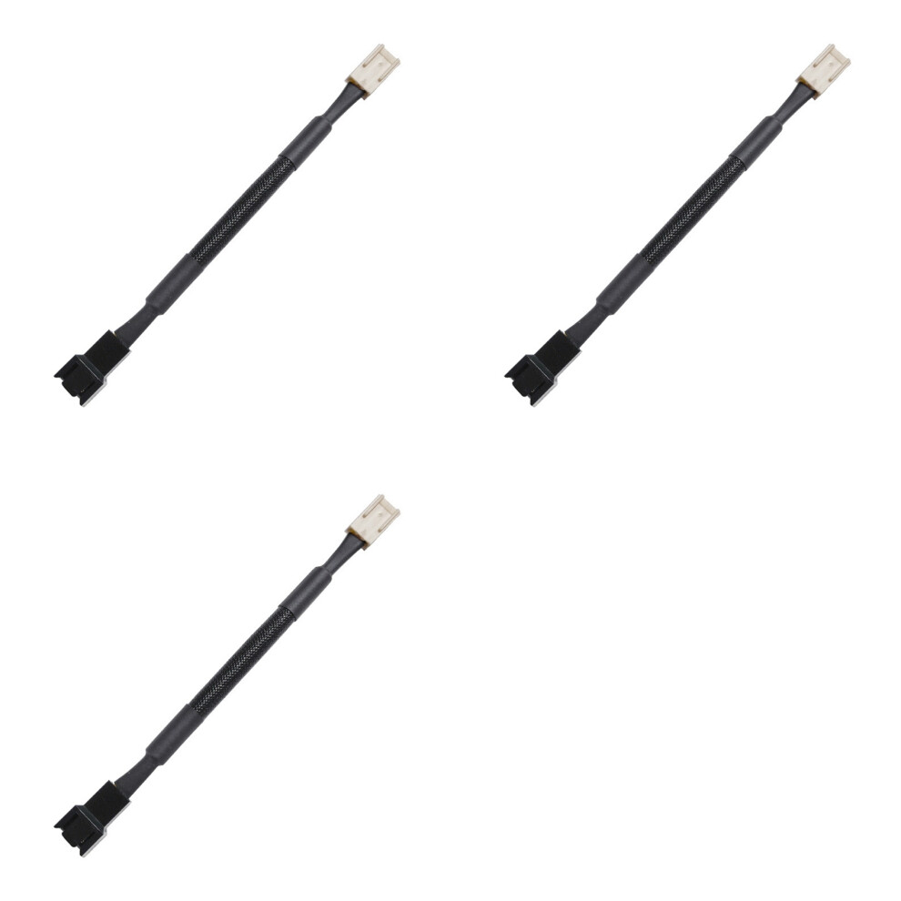 Photos - Cable (video, audio, USB) 3X 3PIN PC Fan Speed Reduce Noise Extension Resistor Cable Wire CPU 3 Pin Connector for Computer CPU Fan