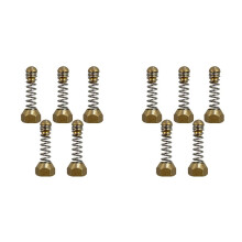 10Pcs 1/8 Internal Thread Pressure Washer Pipe Nozzles,Sewer Drain Pipe Spring Ejectors