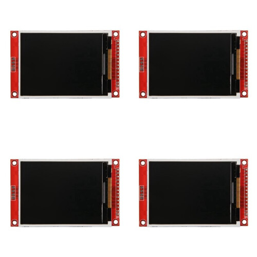 4X Painel de Toque LCD TFT SPI 240x320 de 2,8 Polegadas com Módulo de Porta Serial PBC ST7789V, Display Serial SPI de 2,8 Polegadas A