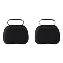 2X Game Controller Storage Case Carrying Travel Protective Case Controller Hard Shell Handbag Protection Holder Black