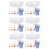 120 Strips 720 Pots Empty Paint Strips and 120 Pieces Paint Brushes,Paint Cup Clear Plastic Containers,3Ml/0.17Oz 2